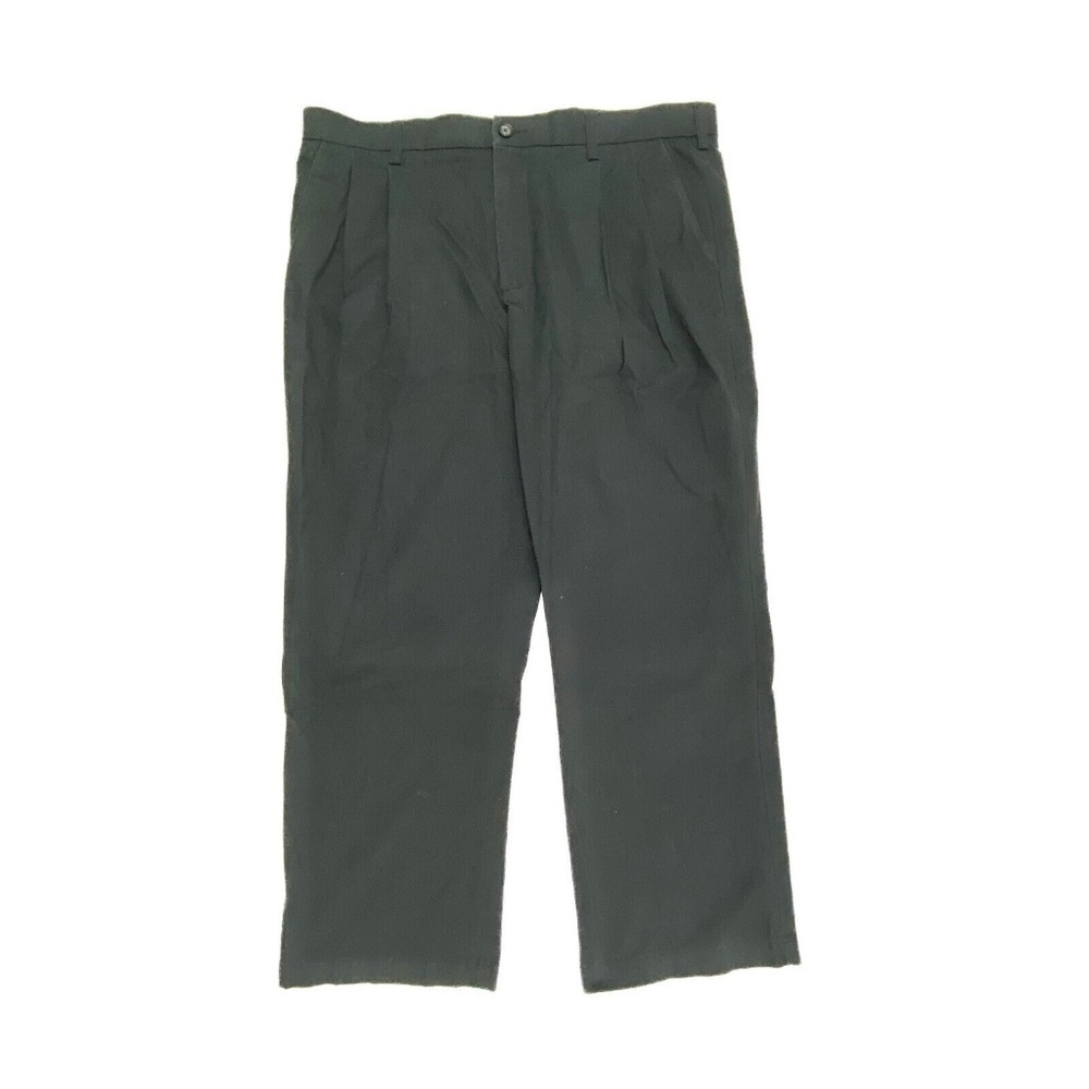 Croft & Barrow Classic Fit Pleated Men's size 38x29 Chino black Pants